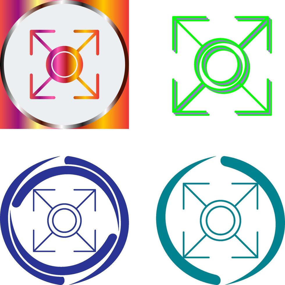 Expand Icon Design vector