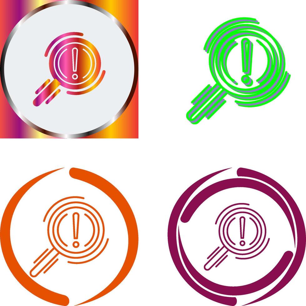 Problem Icon Design vector