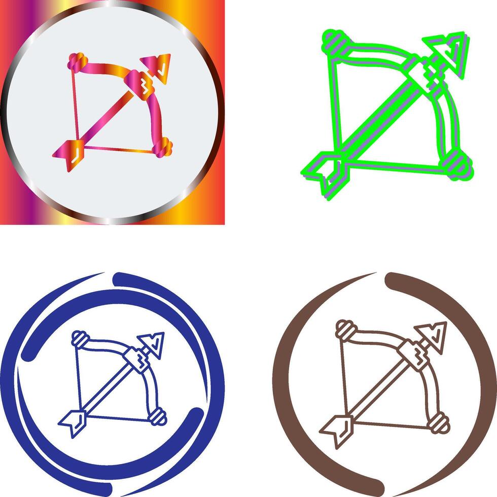 Crossbow Icon Design vector