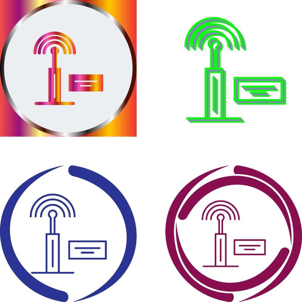 Signal Icon Design vector