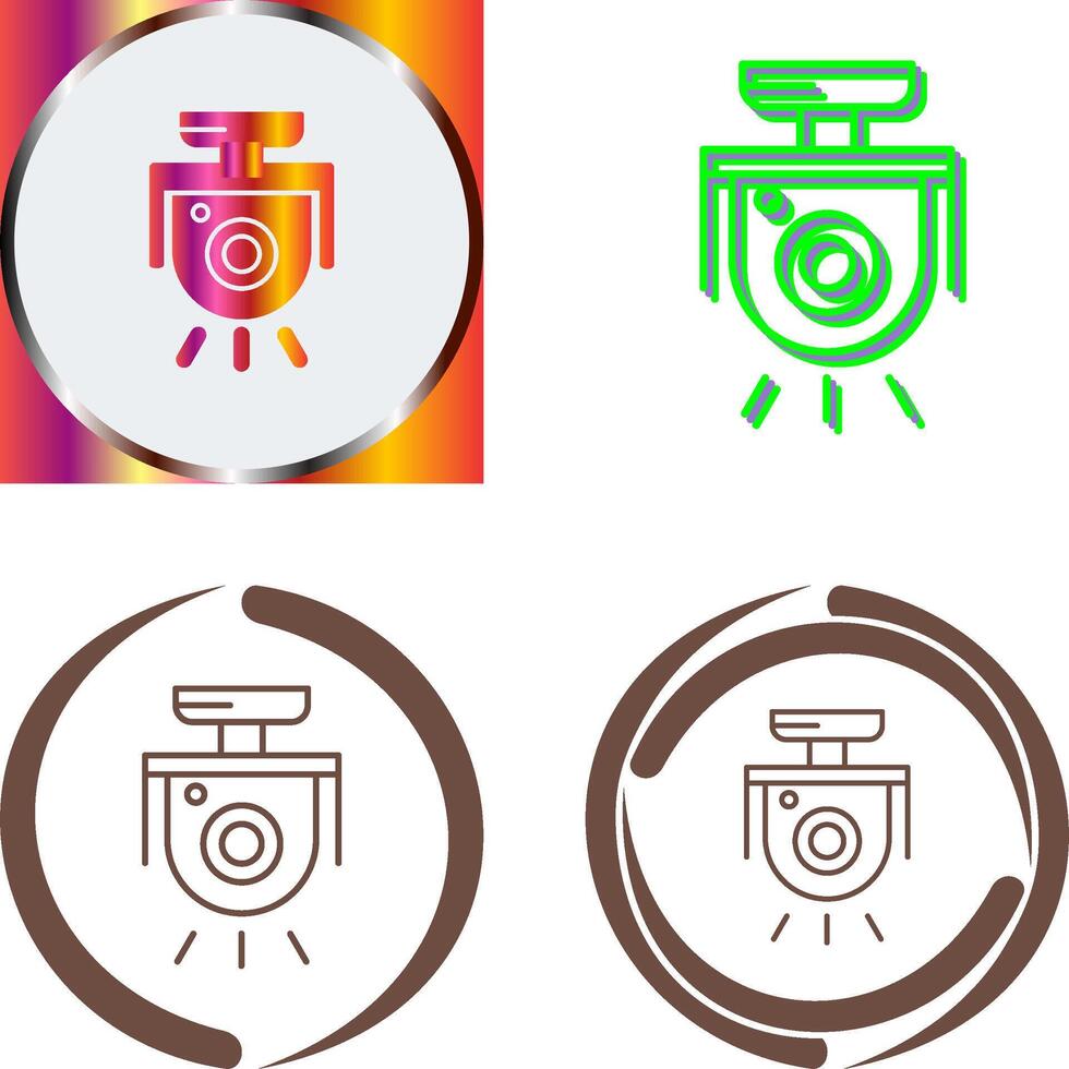 Security Camera Icon Design vector