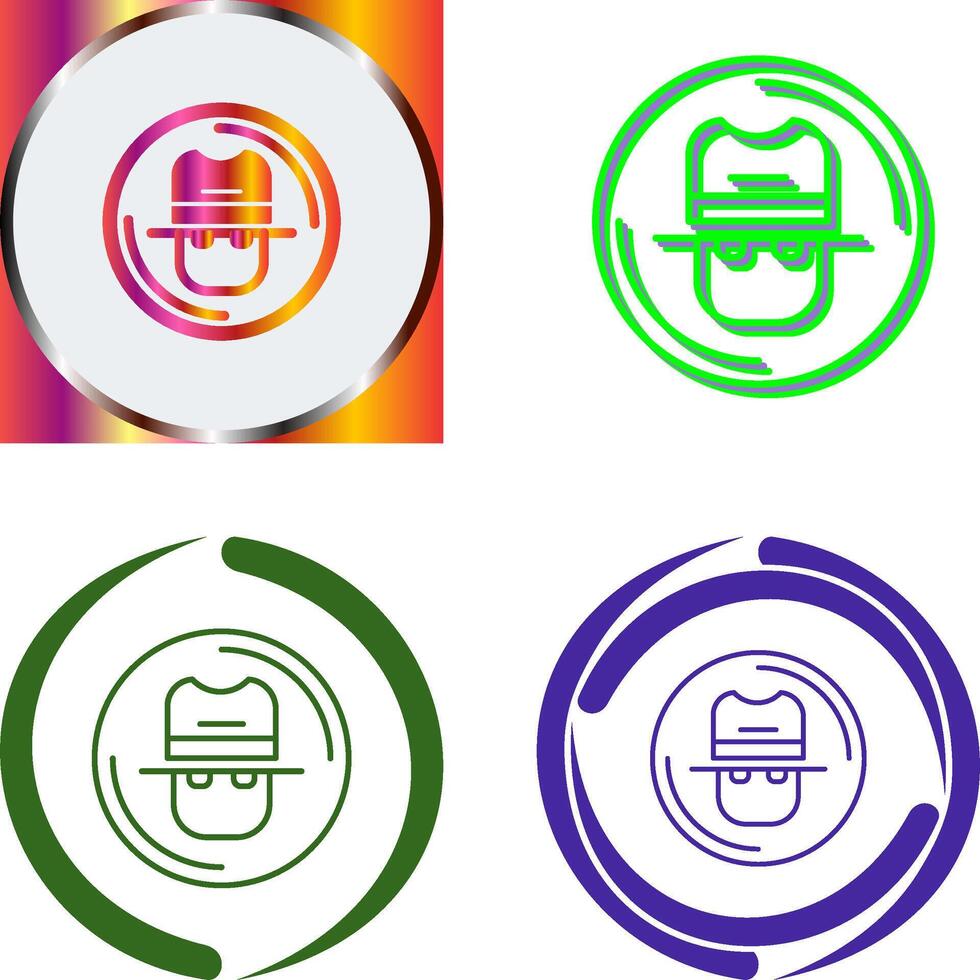 Spy Icon Design vector