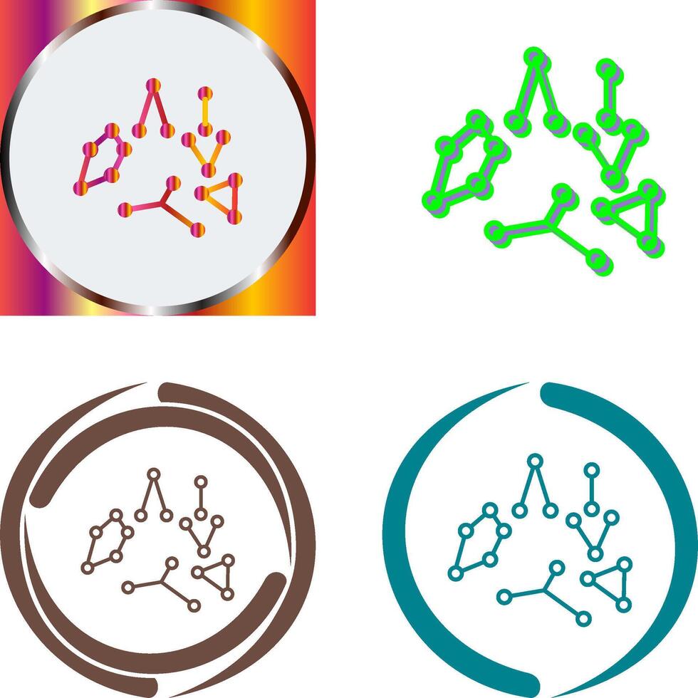 Constellation Icon Design vector