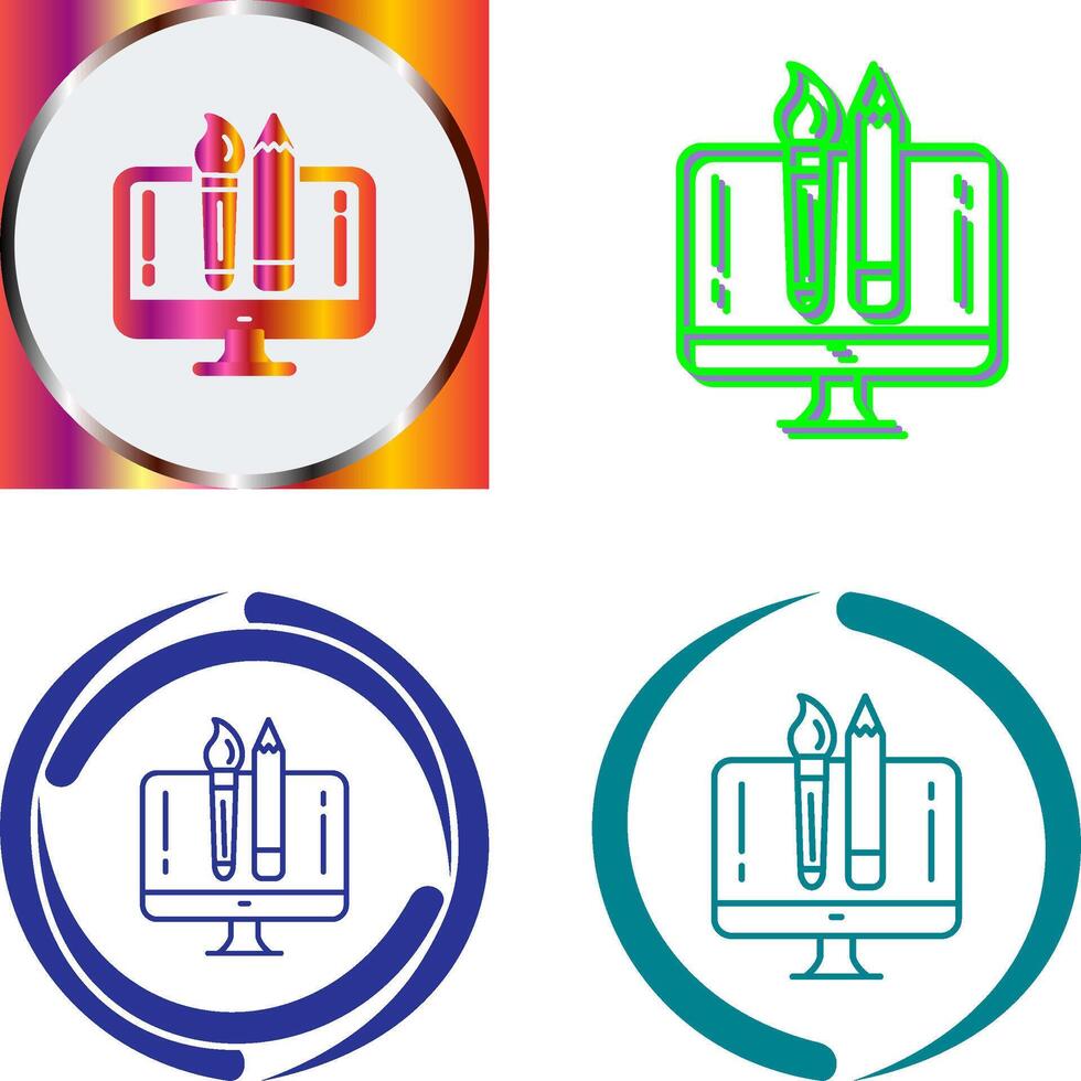 Creatie Design Icon Design vector