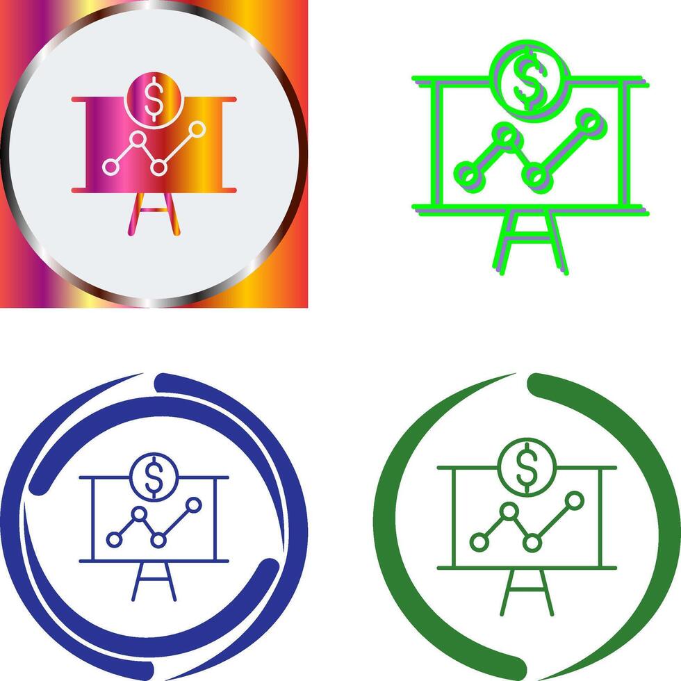 Presentation Icon Design vector
