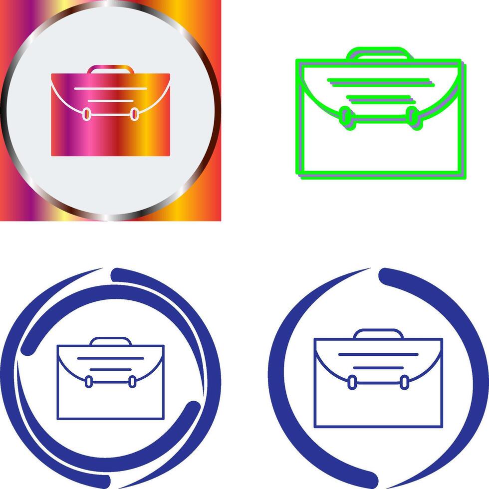 Suitcase Icon Design vector