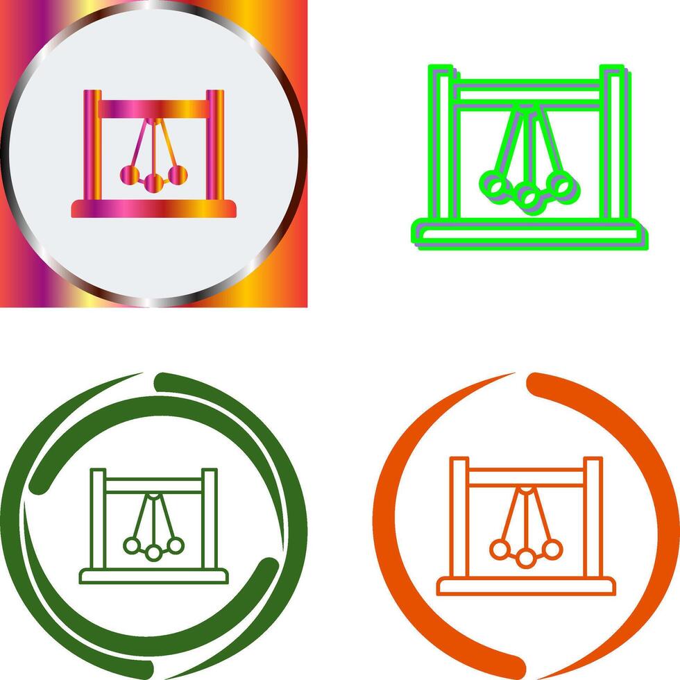 Pendulum Icon Design vector