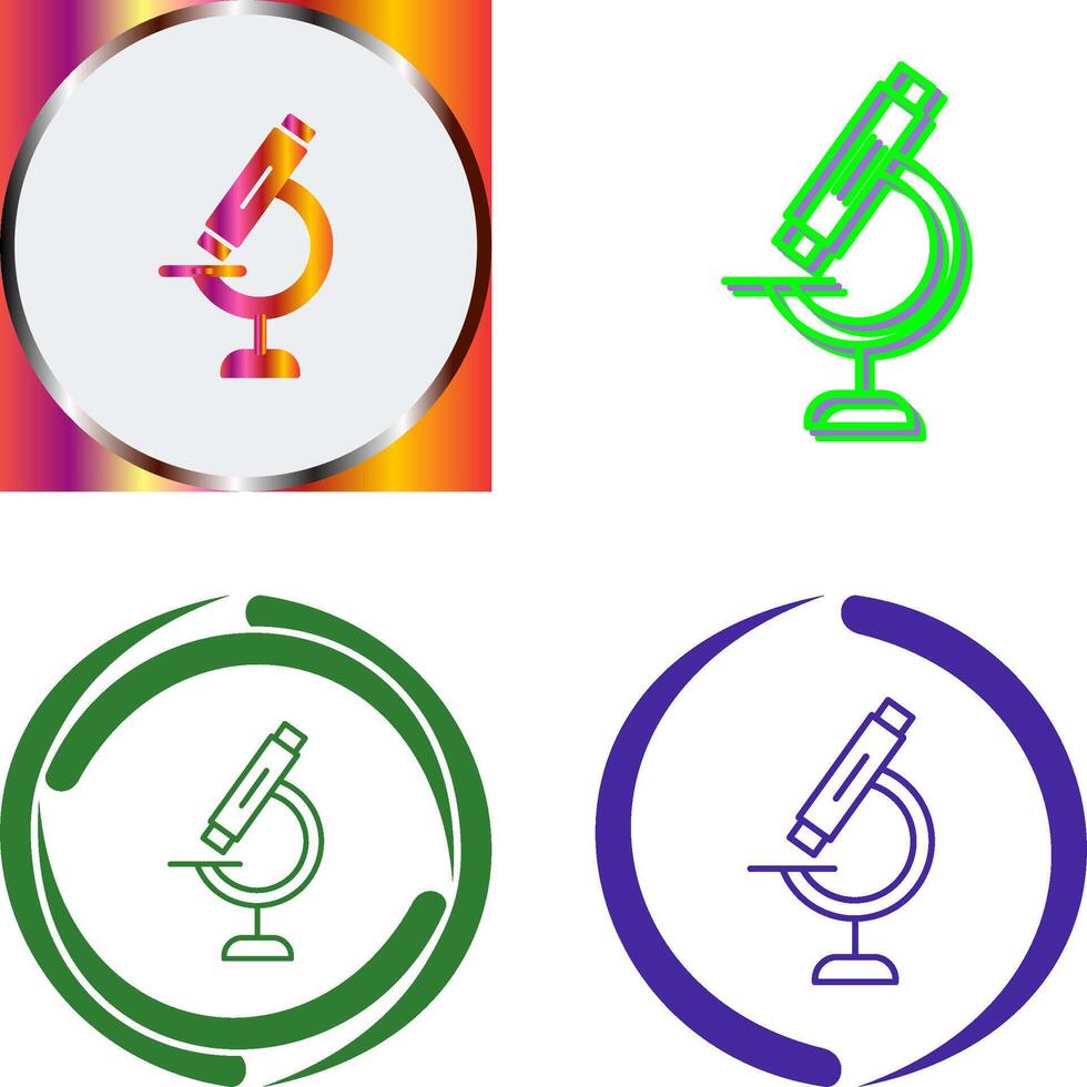 Microscope Icon Design vector