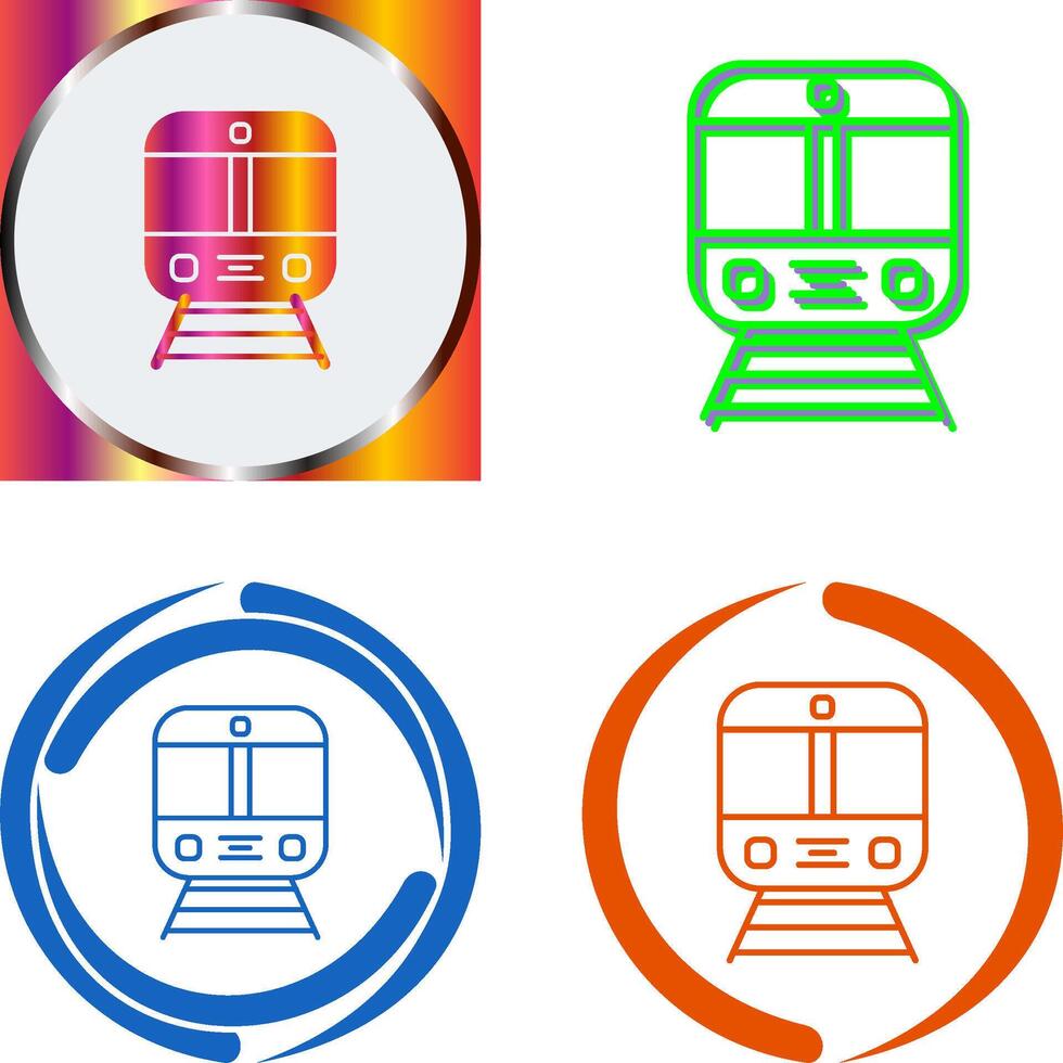 Train Icon Design vector
