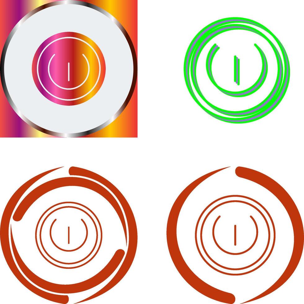 Power Icon Design vector