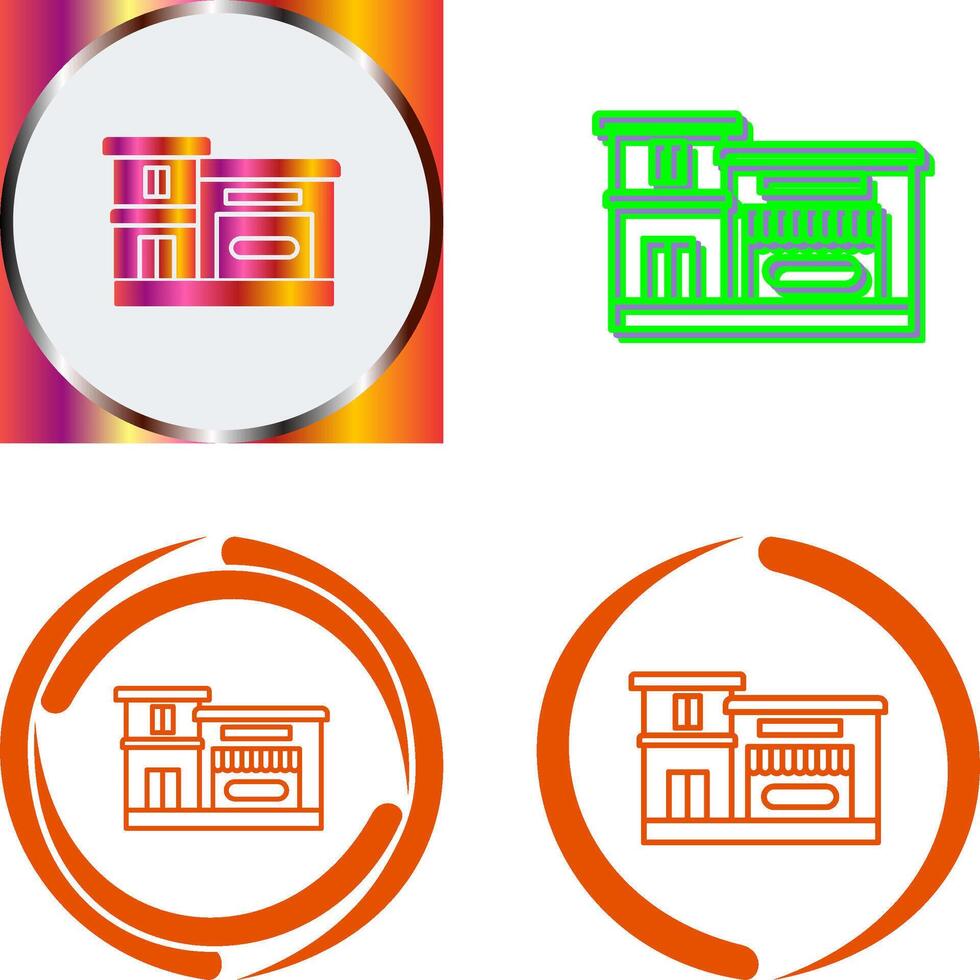 Restaurant Icon Design vector