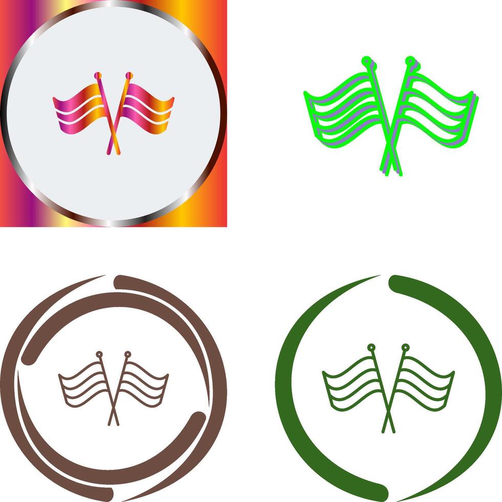 Flag Icon Design vector