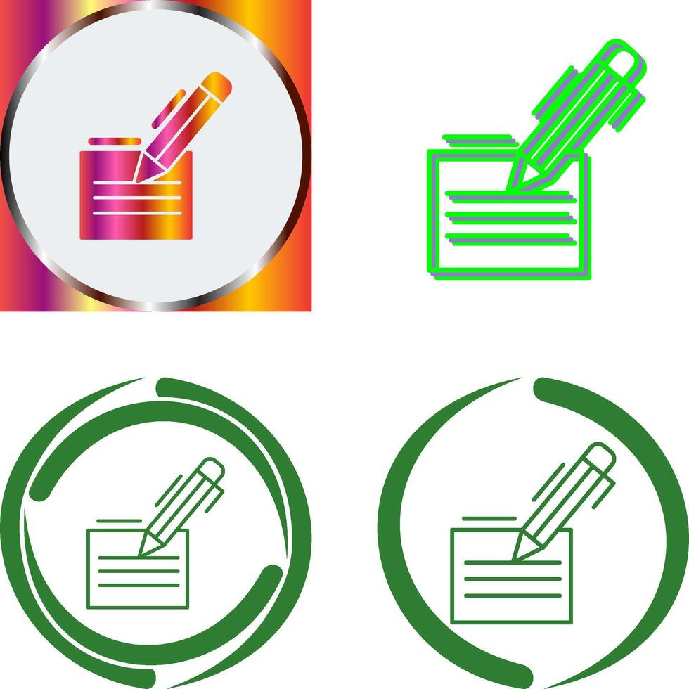 Pen Icon Design vector