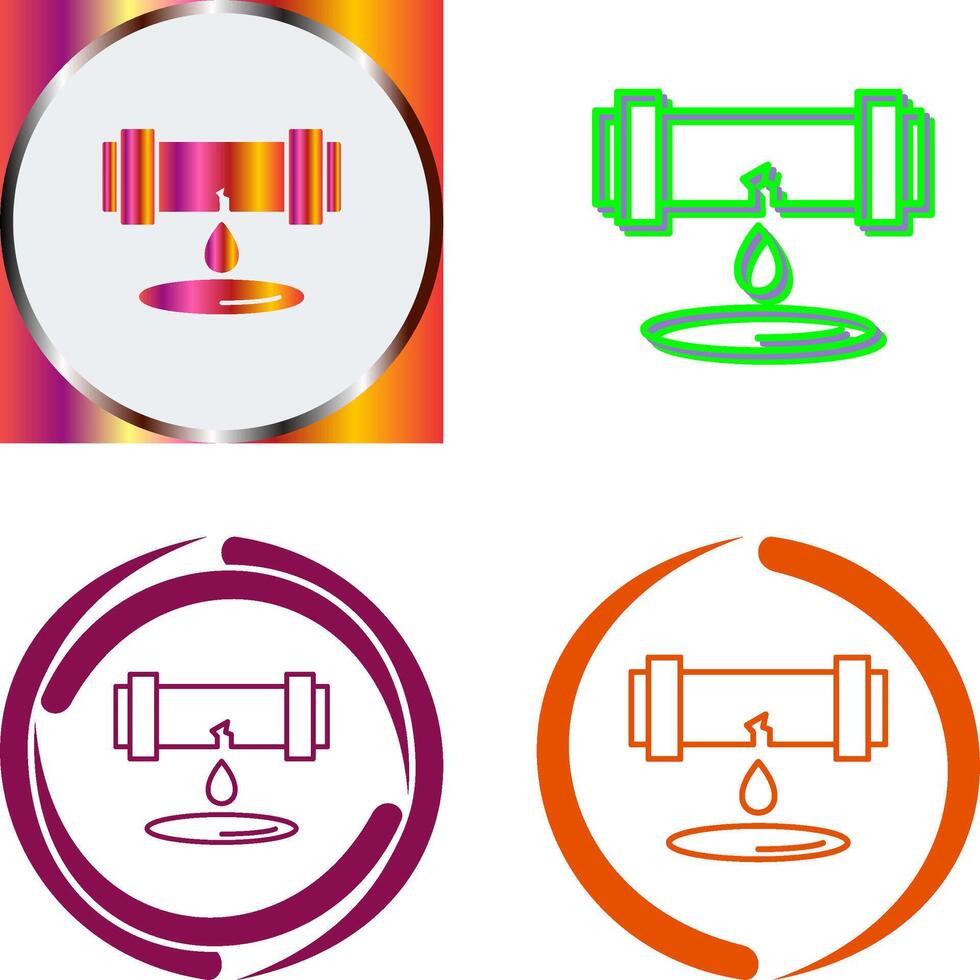 Leak Icon Design vector