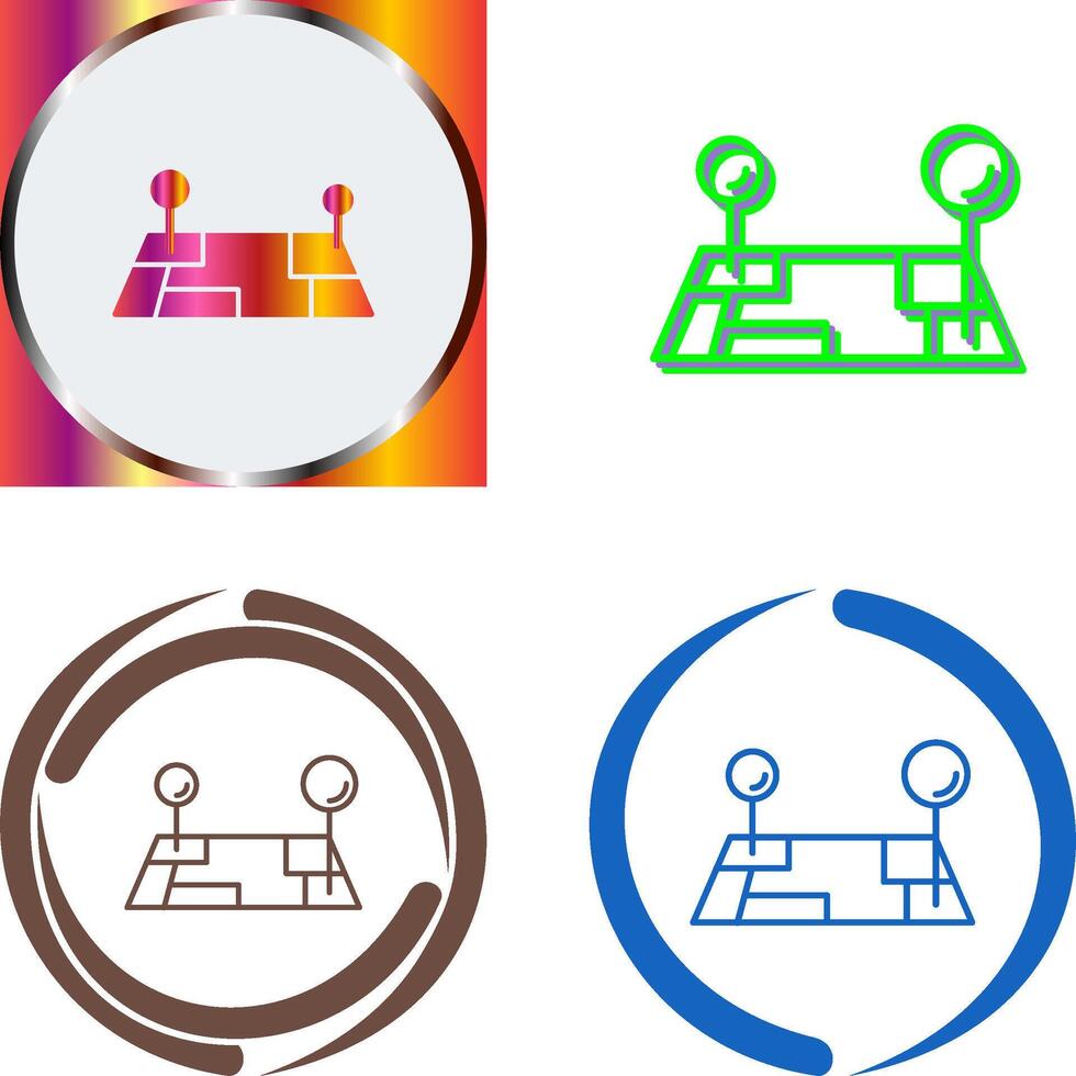 Pin Location Icon Design vector