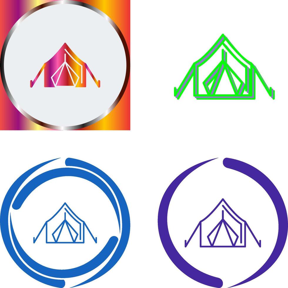 Tent Icon Design vector