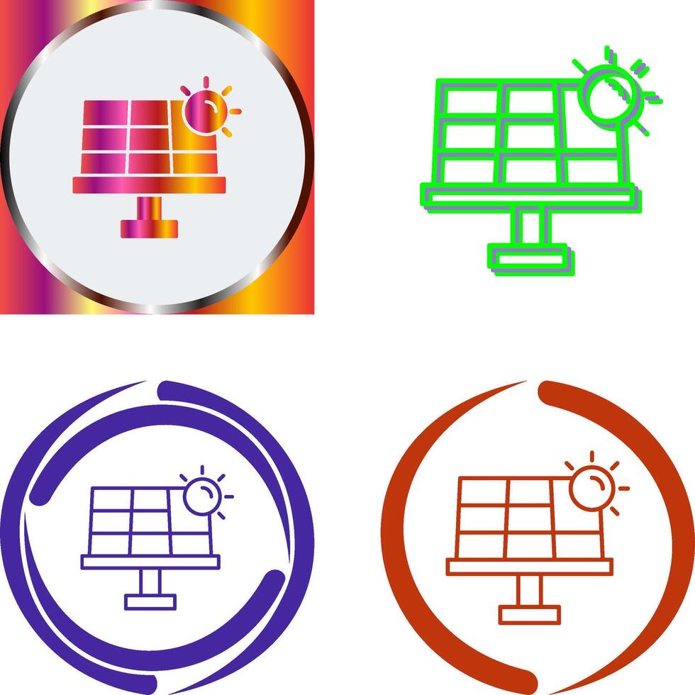 Solar Energy Icon Design vector