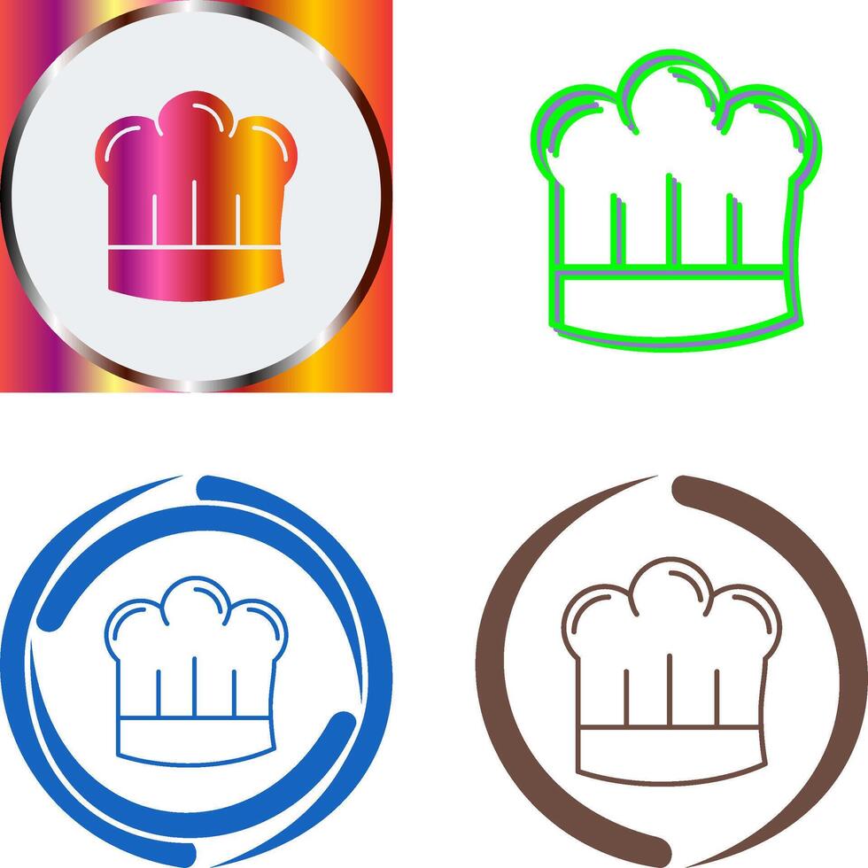 Chef Hat Icon Design vector