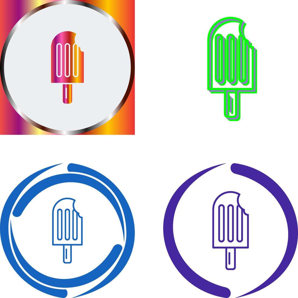 Ice Cream Icon Design vector