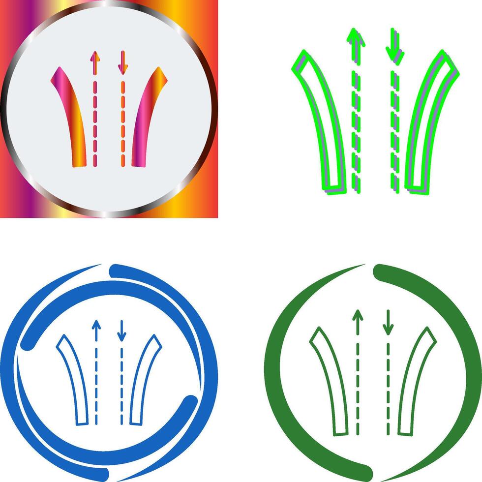 Way Icon Design vector