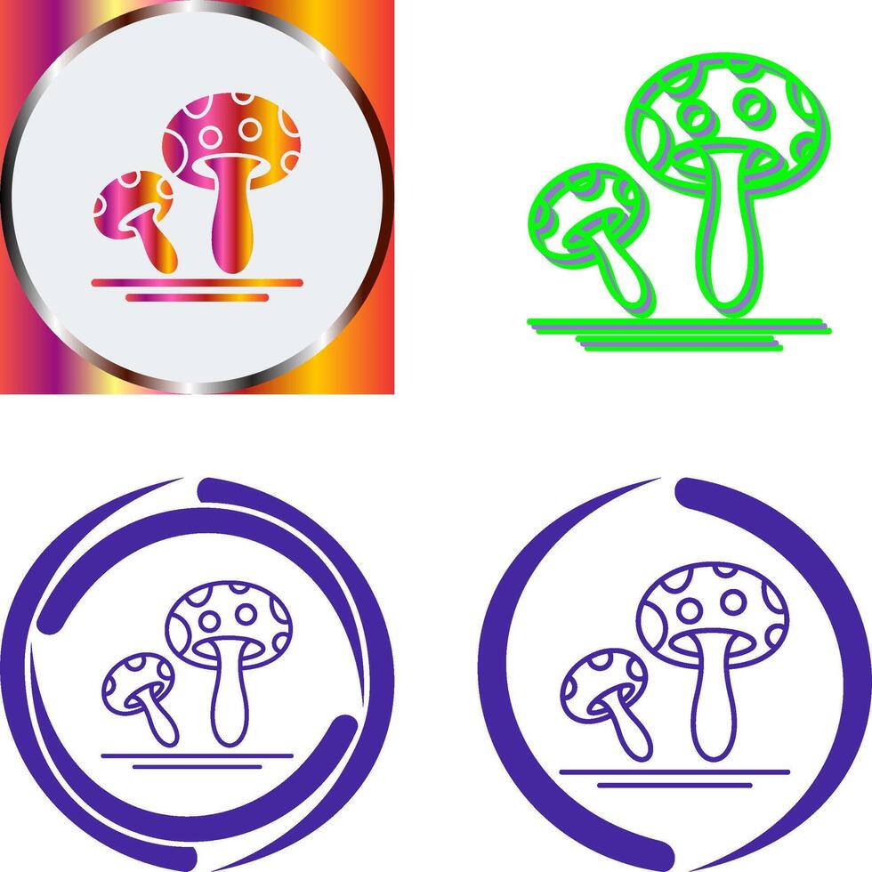 Mushroom Icon Design vector