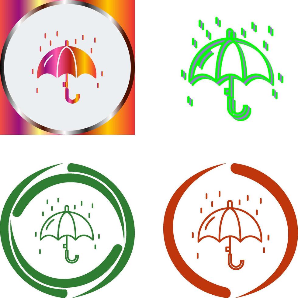 Raining Icon Design vector