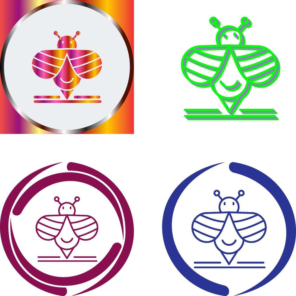 Bee Icon Design vector
