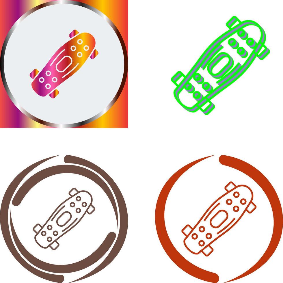 Skateboard Icon Design vector