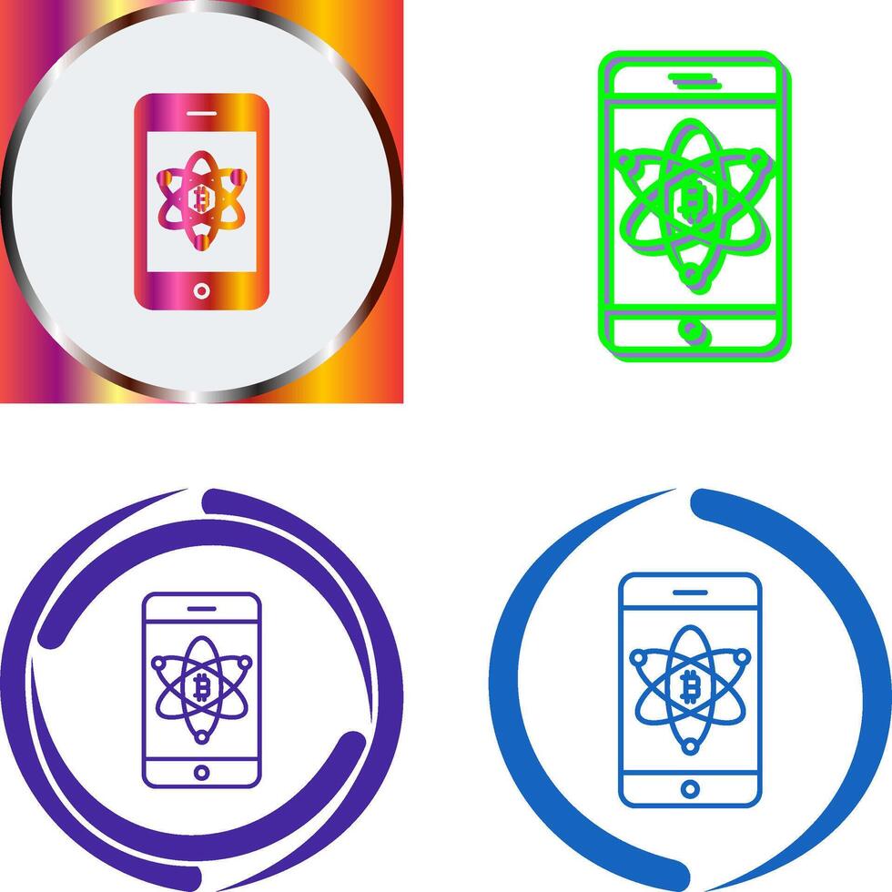 Mobile Icon Design vector