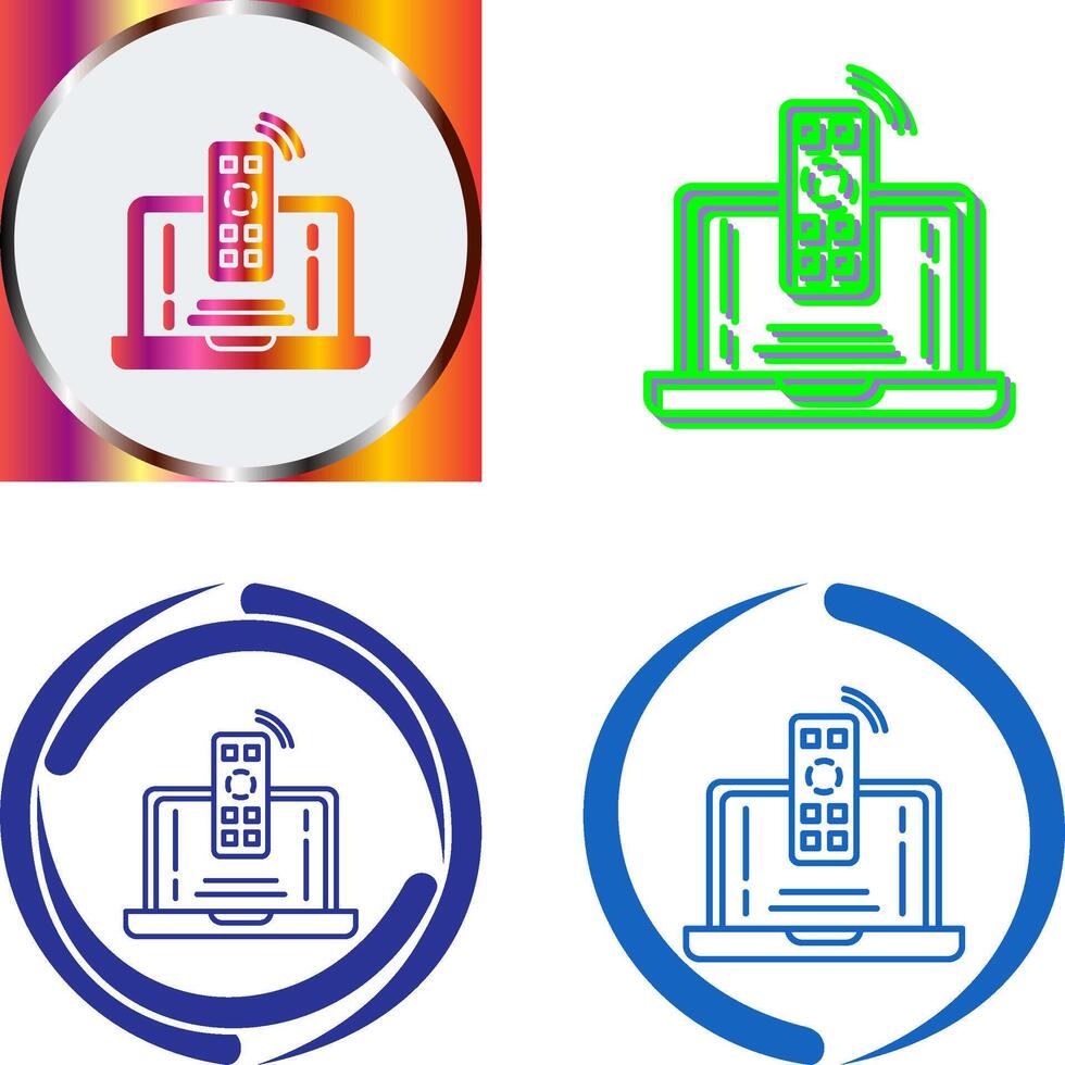 Remote Icon Design vector
