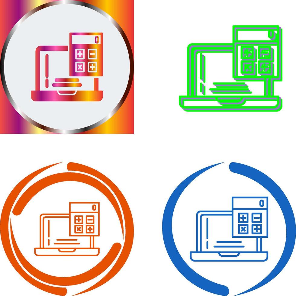 Calculator Icon Design vector