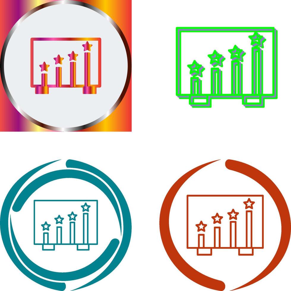 Rating Icon Design vector