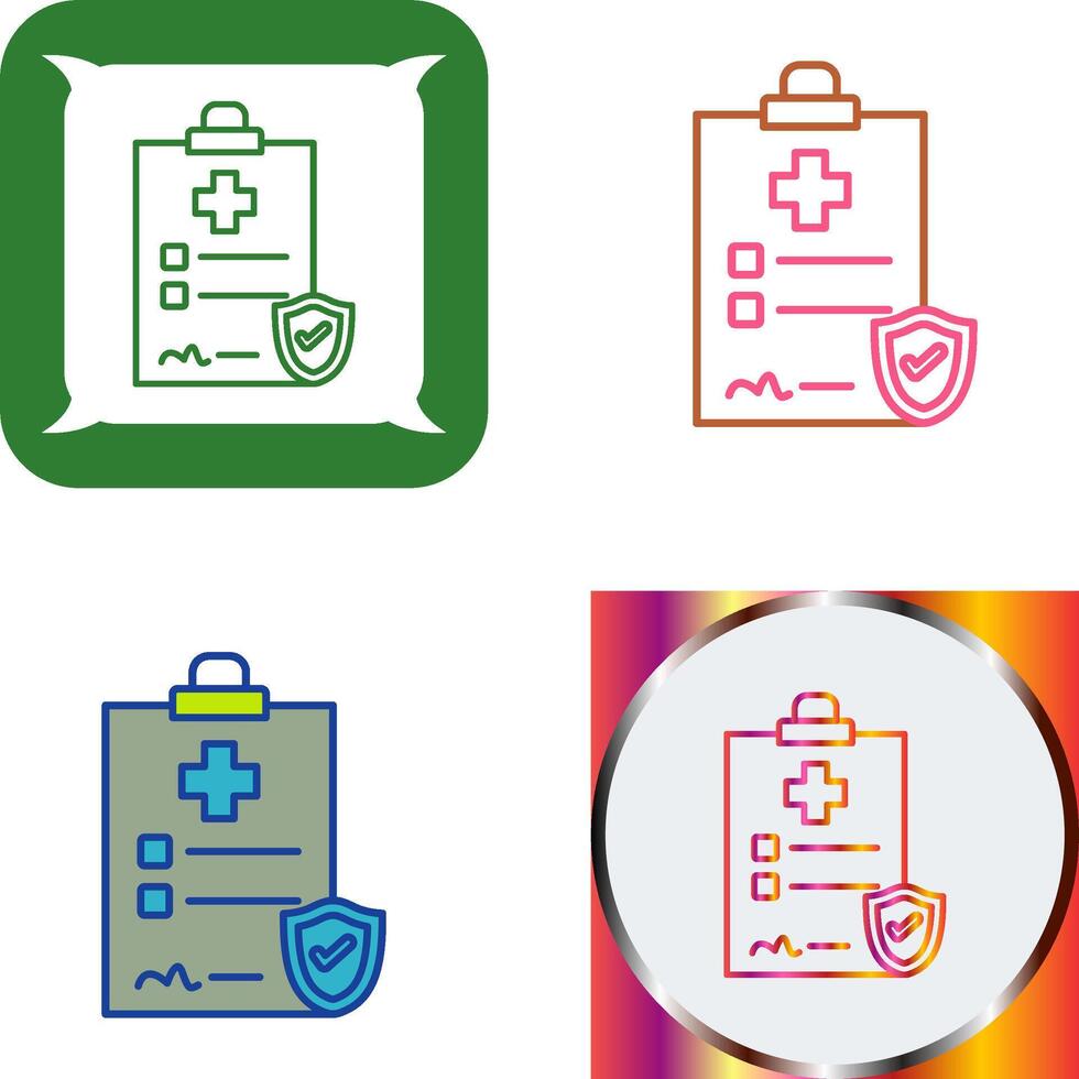 Health Protection Icon Design vector