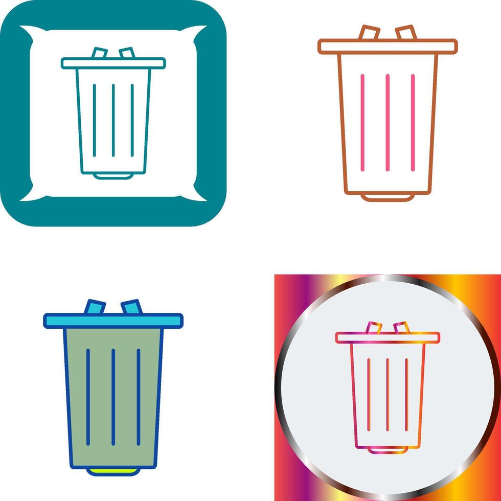 Garbage Icon Design vector