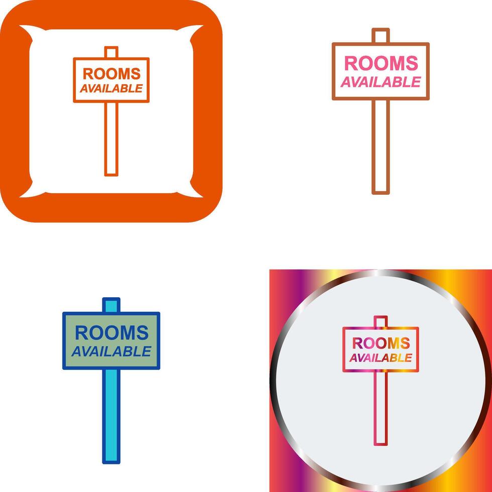 Rooms Icon Design vector