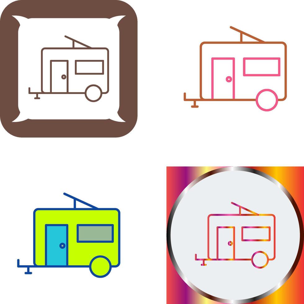 Trailer Icon Design vector