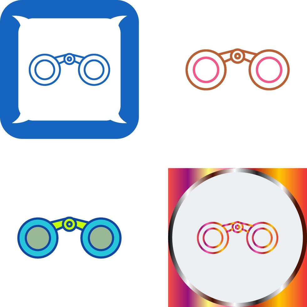 Binoculars Icon Design vector