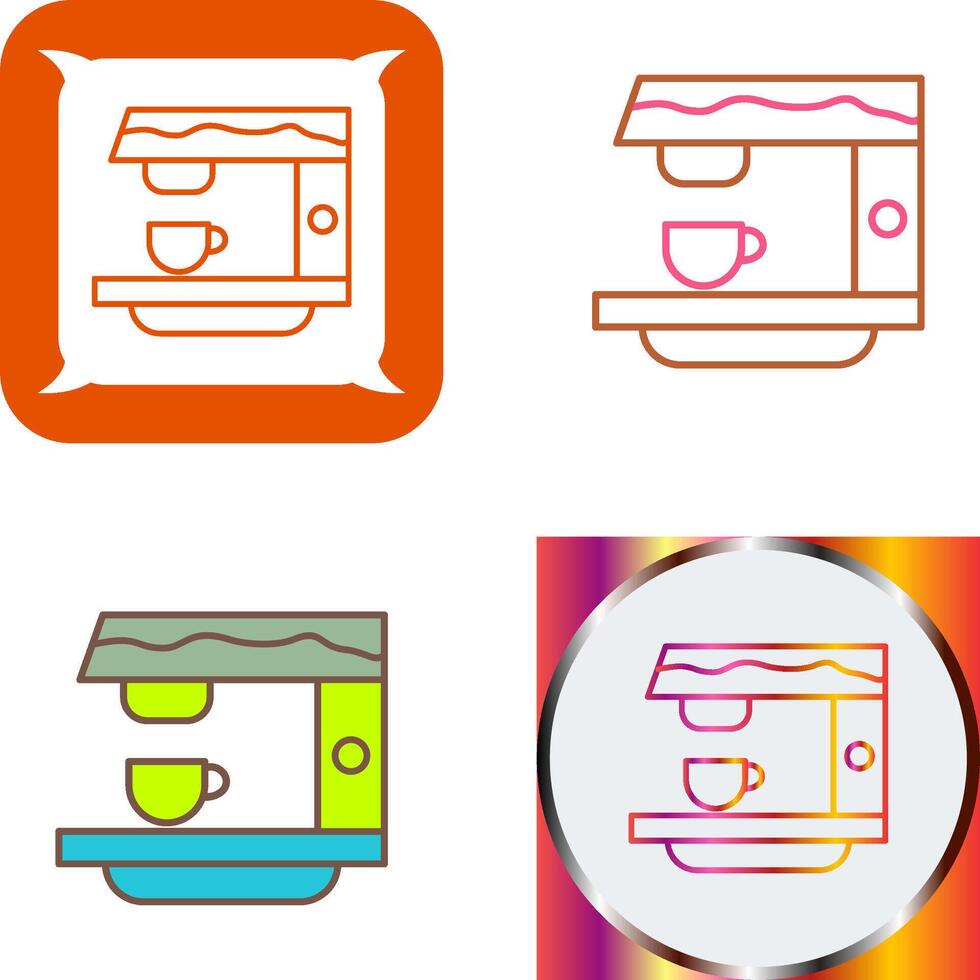 Coffee Machine Icon Design vector
