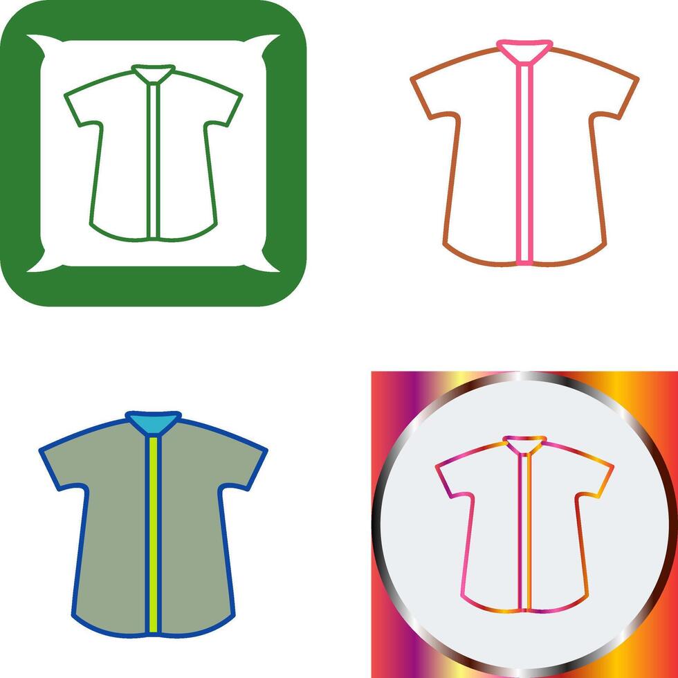 Check Shirt Icon Design vector
