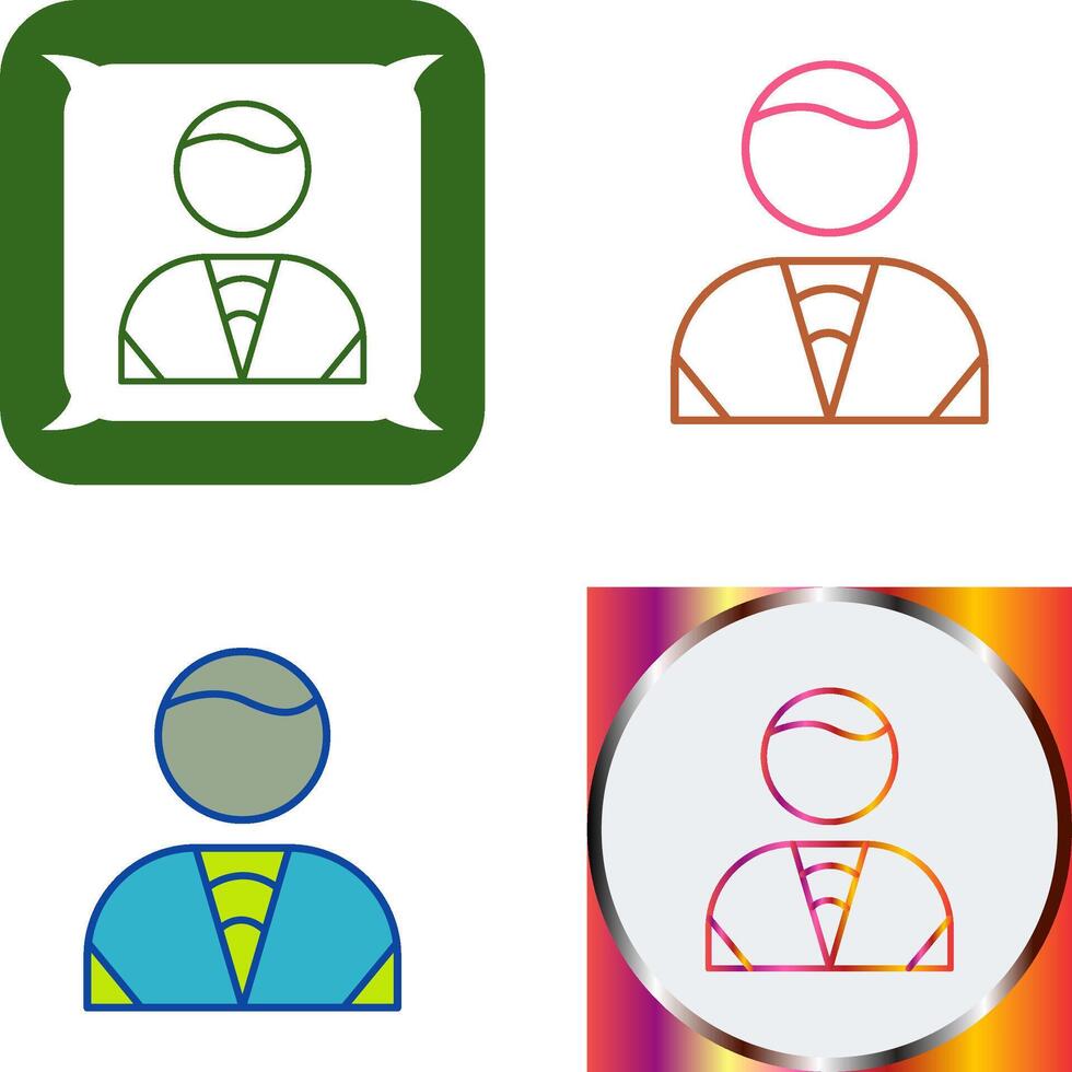 Man Icon Design vector
