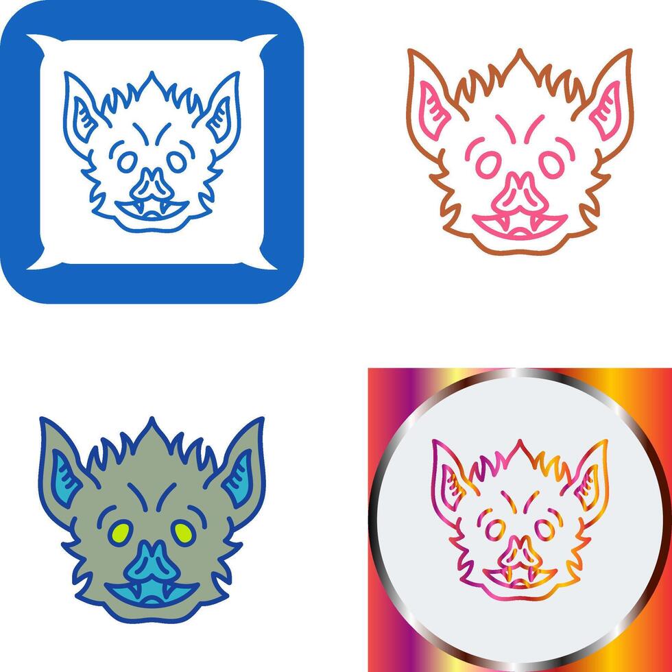 Bat Icon Design vector