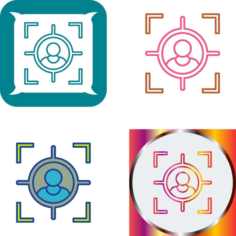 Target Icon Design vector