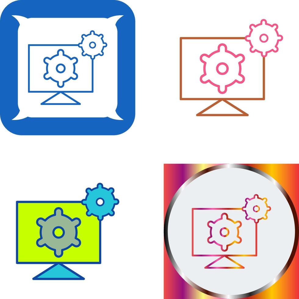 Development Tools Icon Design vector