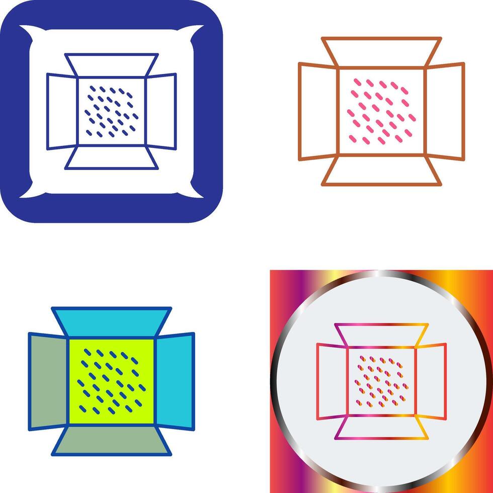 Unique Lights Icon Design vector