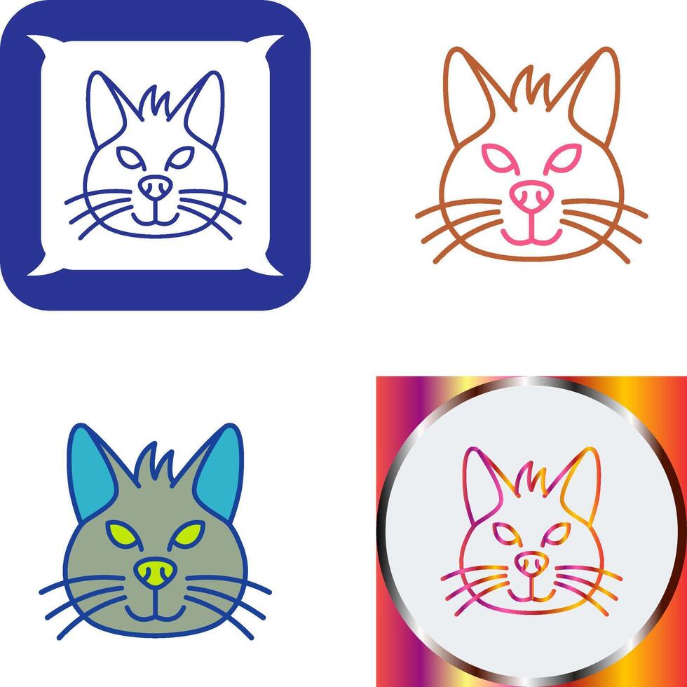 Cat Icon Design vector