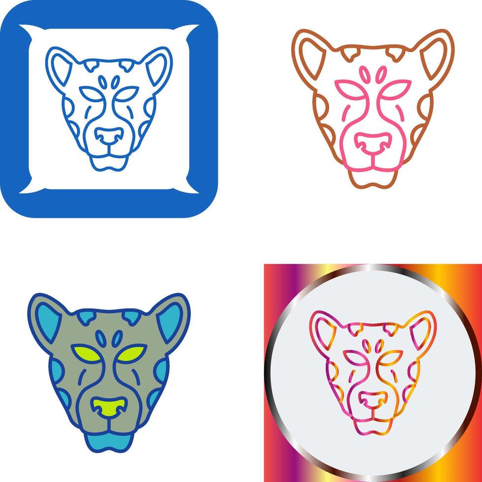 leopard Icon Design vector