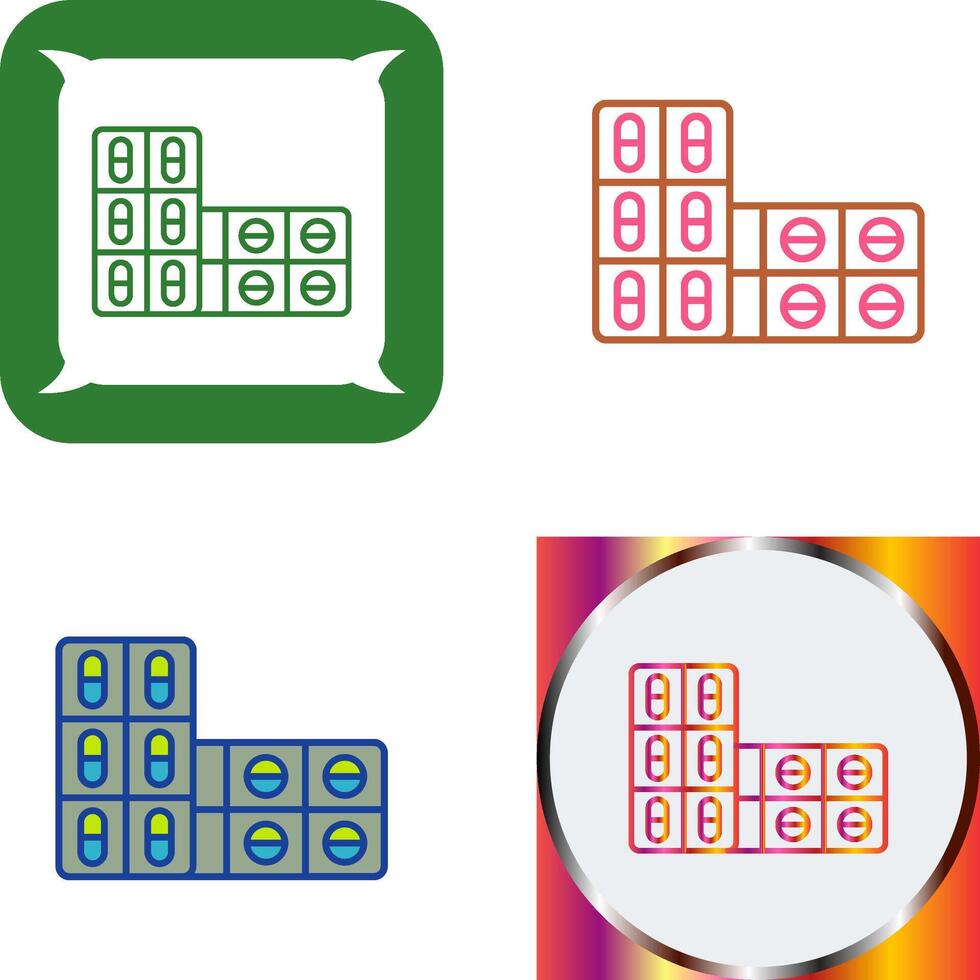 Aspirin Icon Design vector