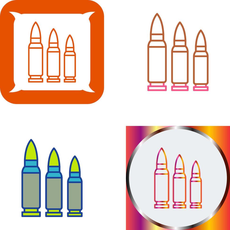 Bullets Icon Design vector