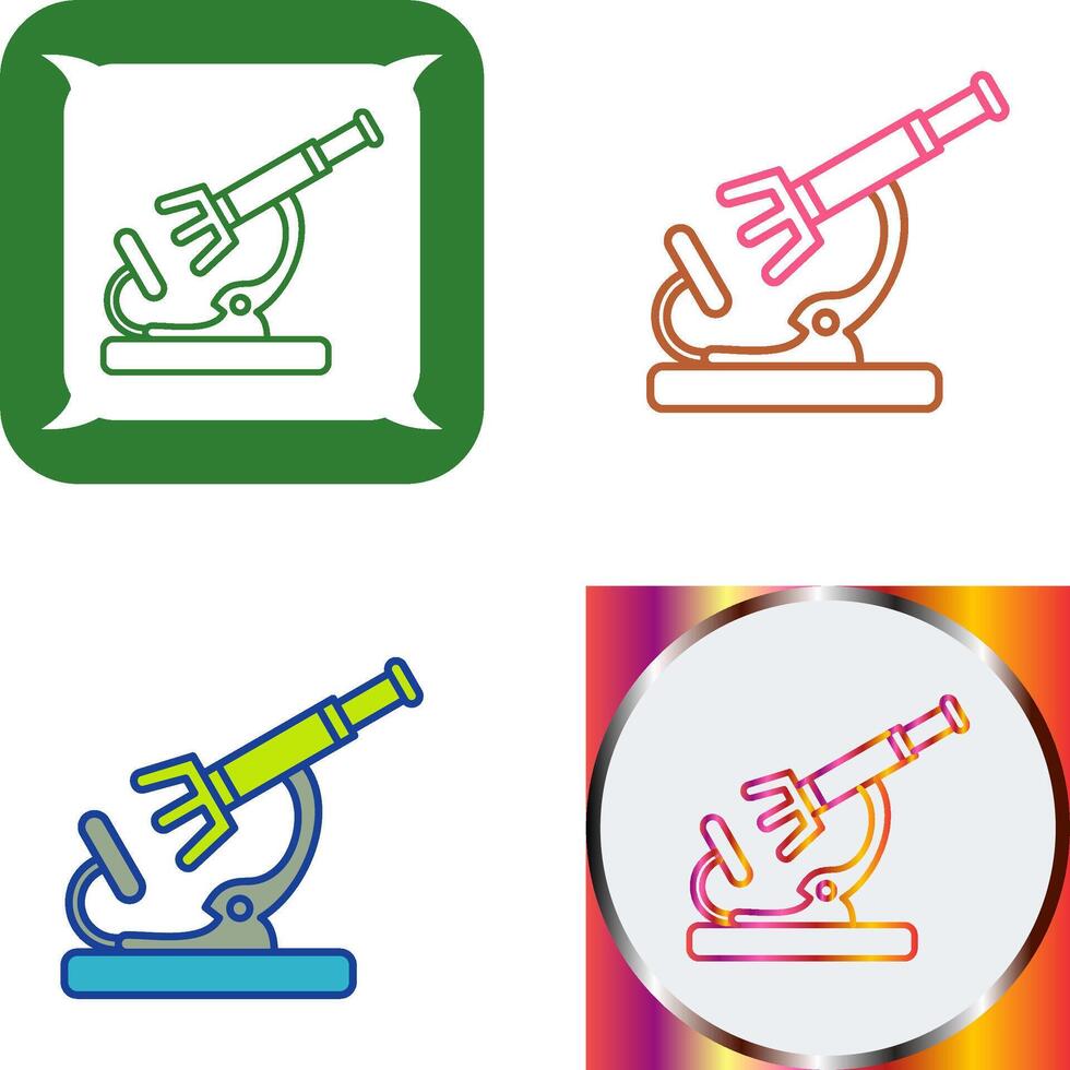 Microscope Icon Design vector