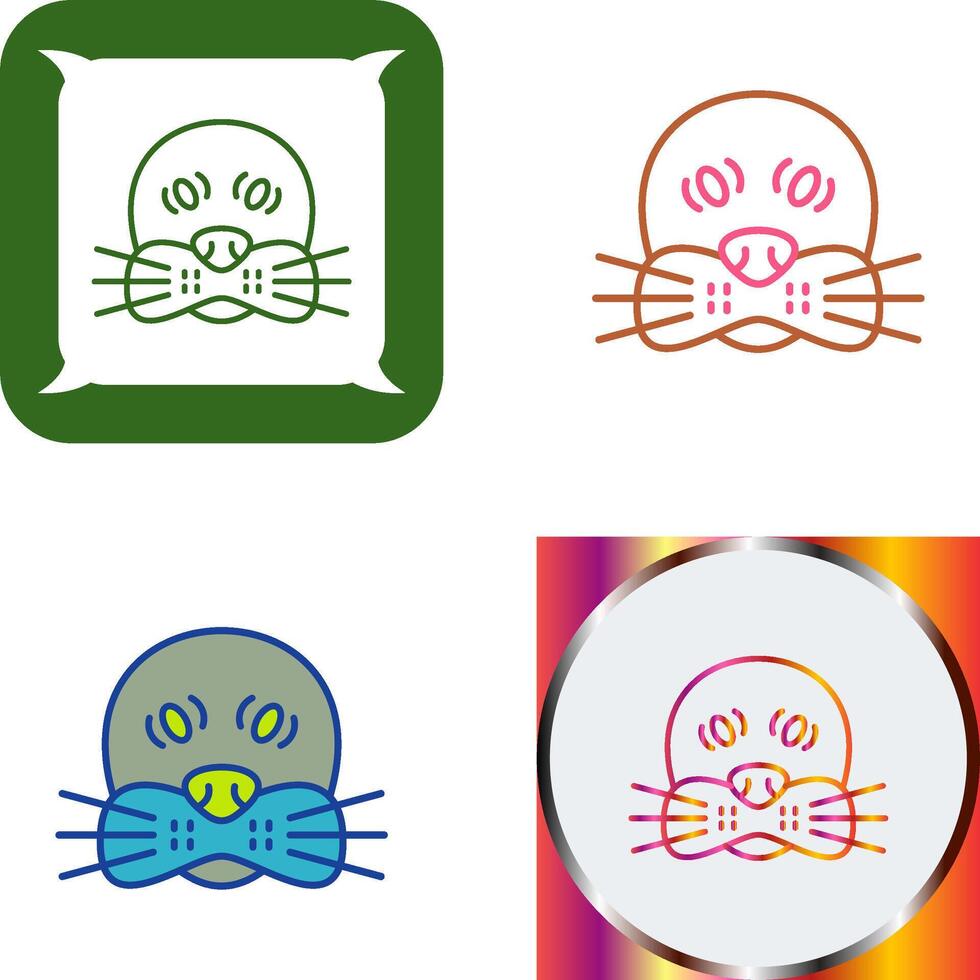 Seal Icon Design vector